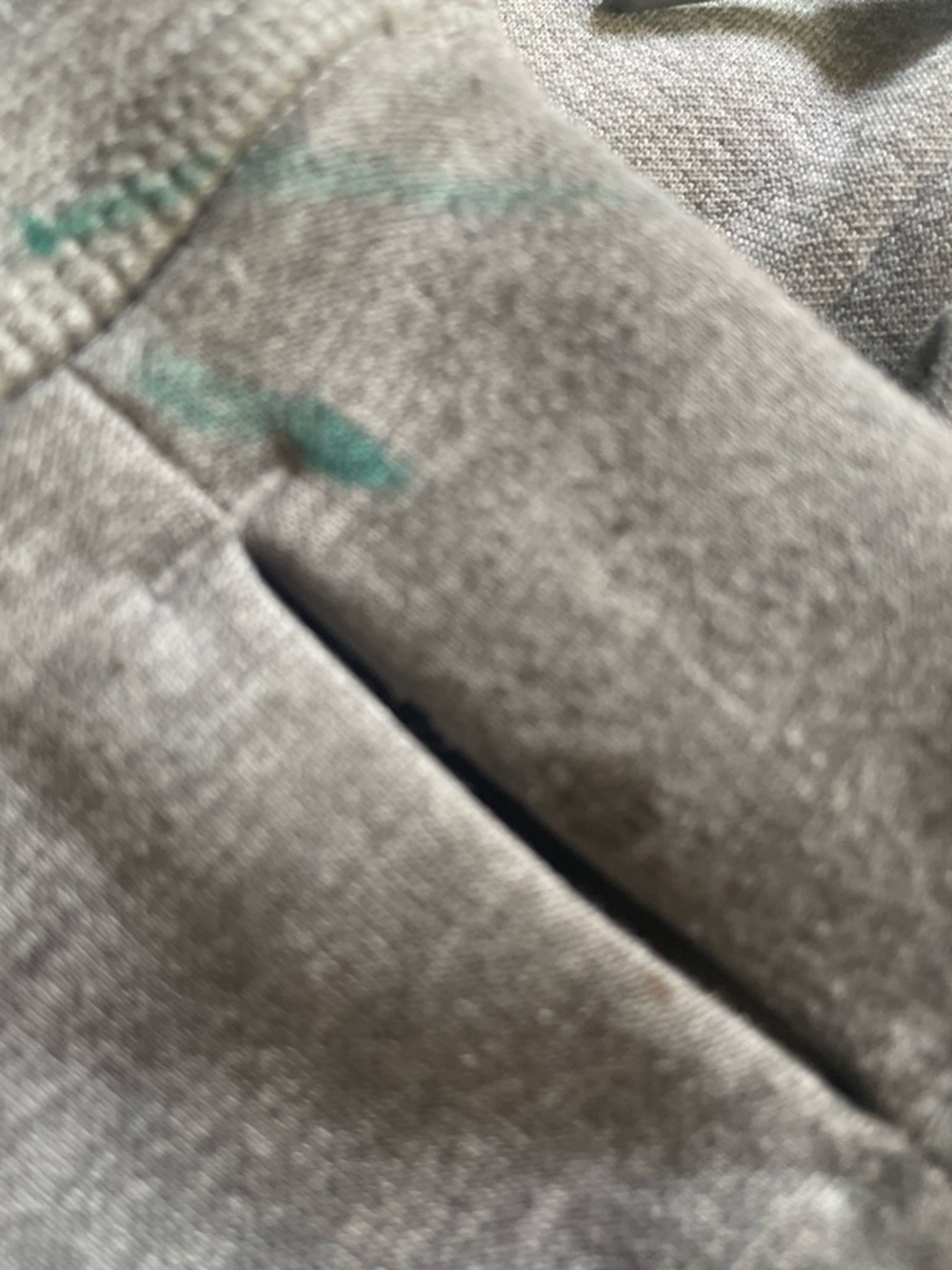 adidas Men's Light Gray Full-Zip Hoodie - Picture 4 of 5